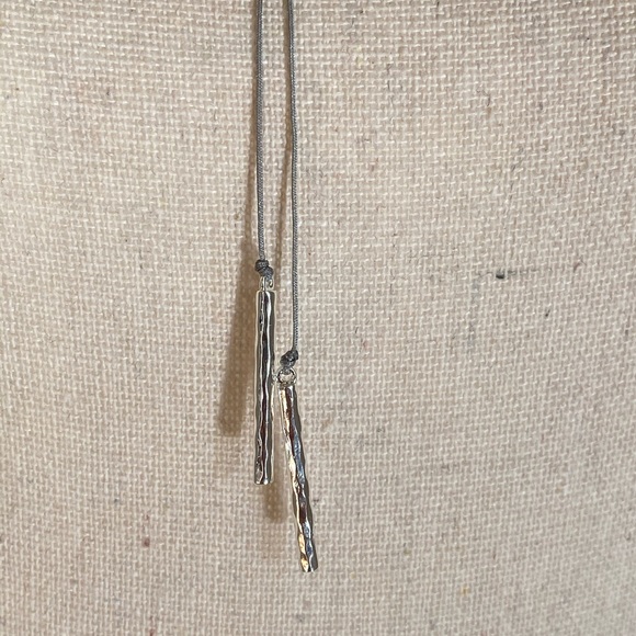 NWT Gorjana labradorite and silver lariat necklace - Picture 8 of 8